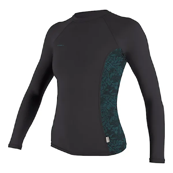 Lycra O'Neill Wms Hyperfreak Skins L/S Rash Guard temperedsteel/shaded island sky 2026