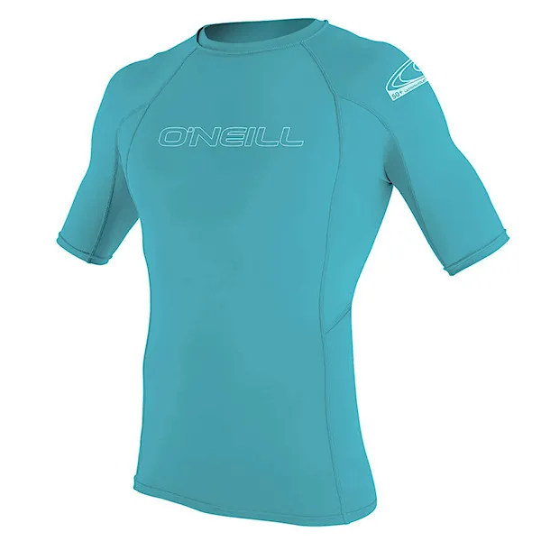 Lycra O'Neill Youth Basic Skins S/S Rash Guard light aqua 2026