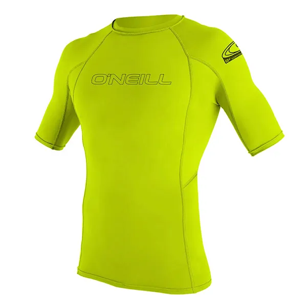 Lycra O'Neill Youth Basic Skins S/S Rash Guard lime 2026