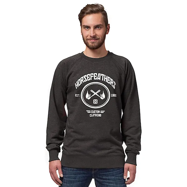 Bike Hoodie Horsefeathers Explorer heather black 2016