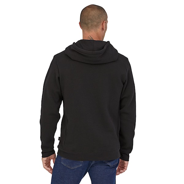 Mikina Patagonia P-6 Logo Uprisal Hoody black 2025