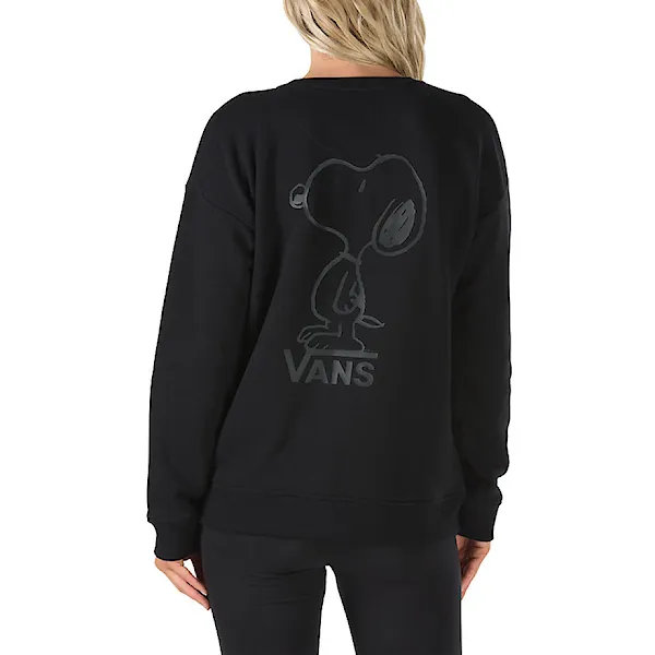 Bike mikina Vans Peanuts Tonal Embroider Crew black 2017