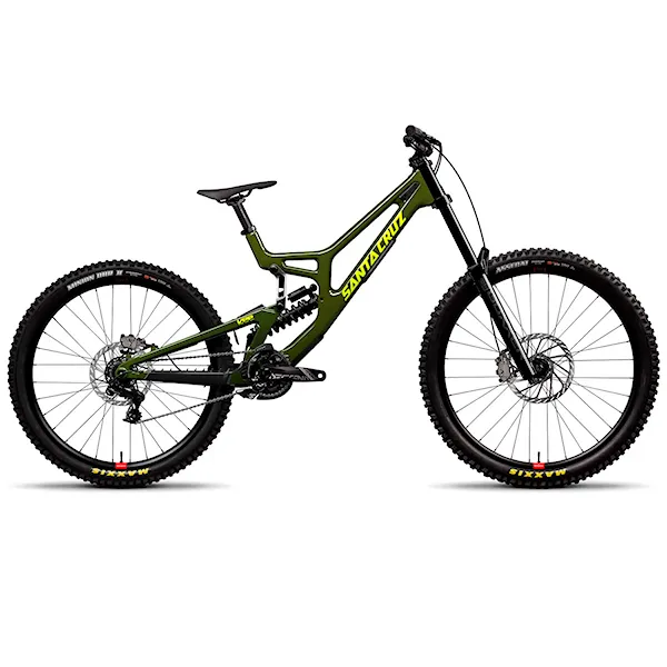 MTB bicykel Santa Cruz V10 CC DH S MX gloss kelp green 2027