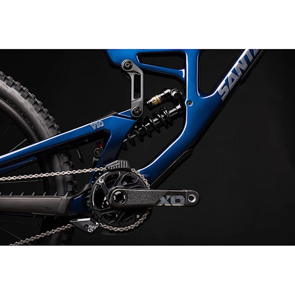 MTB bicykel Santa Cruz V10 CC Dh X01 MX gloss liquid blue 2027