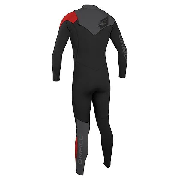 Neopren O'Neill Hyperfreak 4/3 Comp Zipless Full black/graphite/red 2017