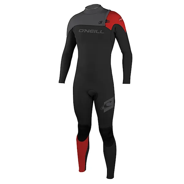Neopren O'Neill Hyperfreak 4/3 Comp Zipless Full black/graphite/red 2017