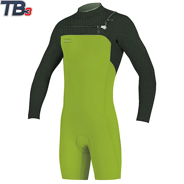 Wetsuit O'Neill Hyperfreak Cz 2Mm L/s Spring dayglo/dark olive 2018