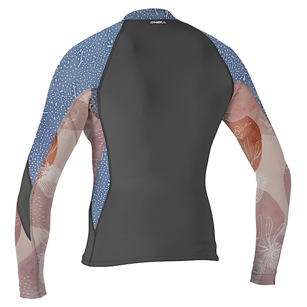 Wetsuit O'Neill Wms Bahia 1/0,5 mm Front Zip Jacket graphite/desert bloom/drift blac 2022