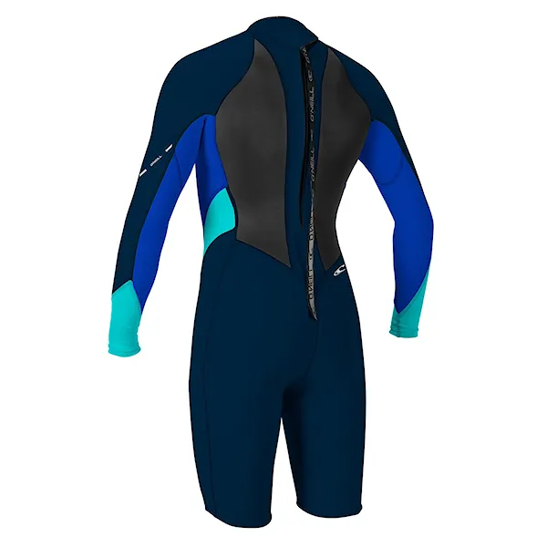 Wetsuit O'Neill Wms Bahia 2/1 L/s Spring slate/tahitian blue/light aqua 2017