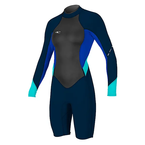 Wetsuit O'Neill Wms Bahia 2/1 L/s Spring slate/tahitian blue/light aqua 2017