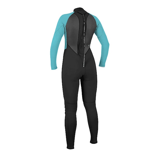 Pianka neoprenowa O'Neill Wms Reactor II Back Zip 3/2 Full black/light aqua 2025