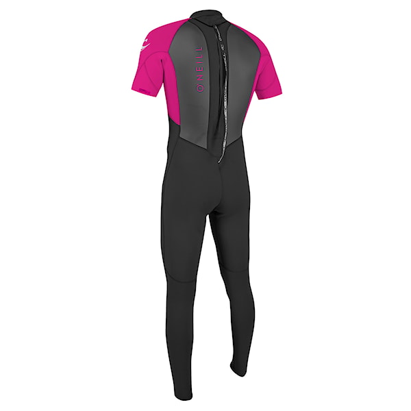Neoprén O'Neill Youth Reactor II Back Zip 2 mm S/S Full black/berry 2023