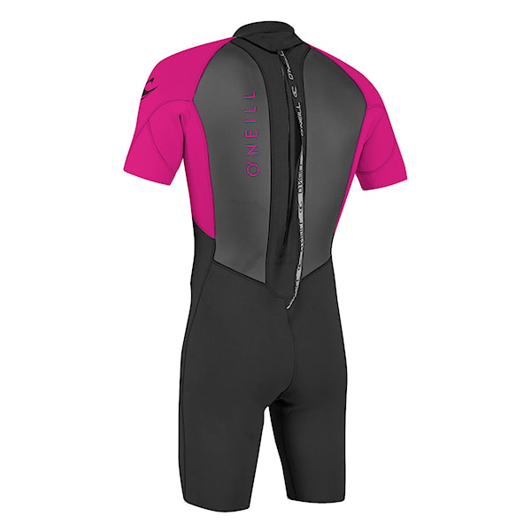 Neoprén O'Neill Youth Reactor II Back Zip 2 mm Spring black/berry 2025