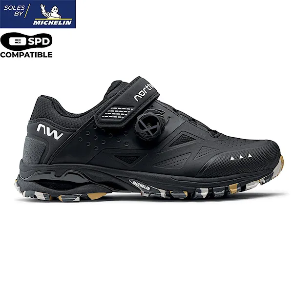 Bike topánky Northwave Spider Plus 3 black/camo sole 2023