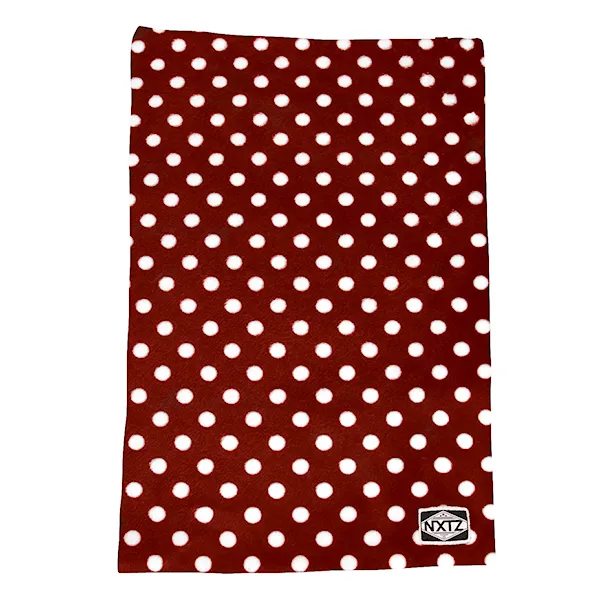 Nákrčník NXTZ Youth Minky Tube polka dot red 2016
