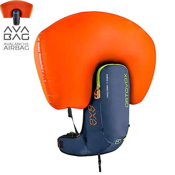Lavínový batoh ORTOVOX Cross Rider 18 Avabag night blue 2019