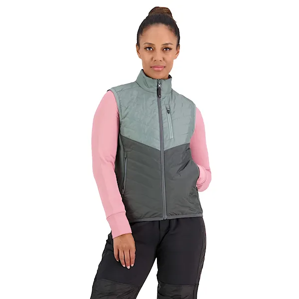 Kamizelka Mons Royale Wms Neve Wool Insulation Vest sage/burnt sage 2023