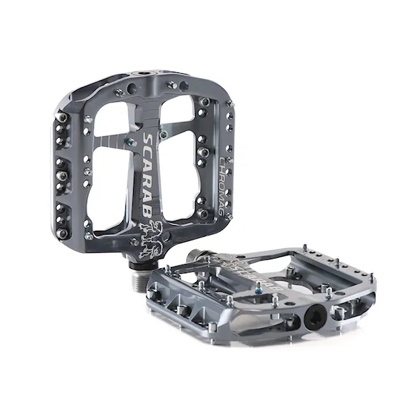 Pedále Chromag Scarab gun grey