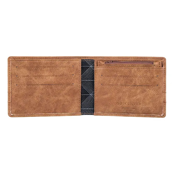 Portfel Quiksilver Everyday Stripe Wallet Ii tobacco brown 2018