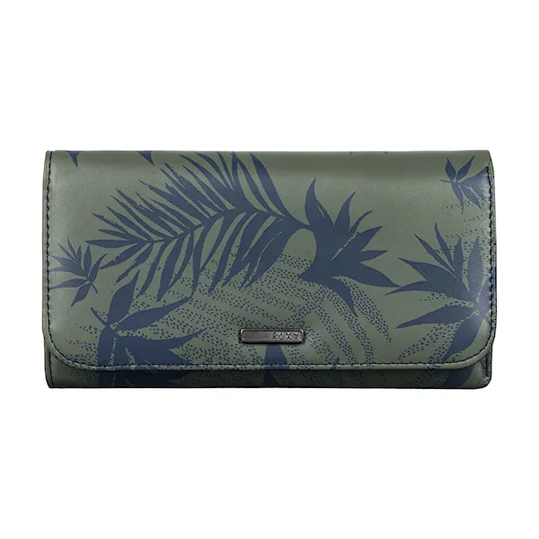 Peněženka Roxy My Long Eyes indo floral dusty olive 2015