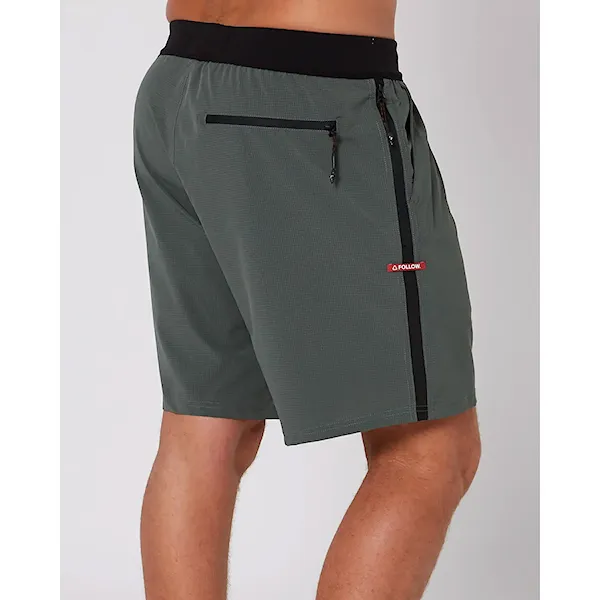 Plavky Follow Tech Shorts olive 2026