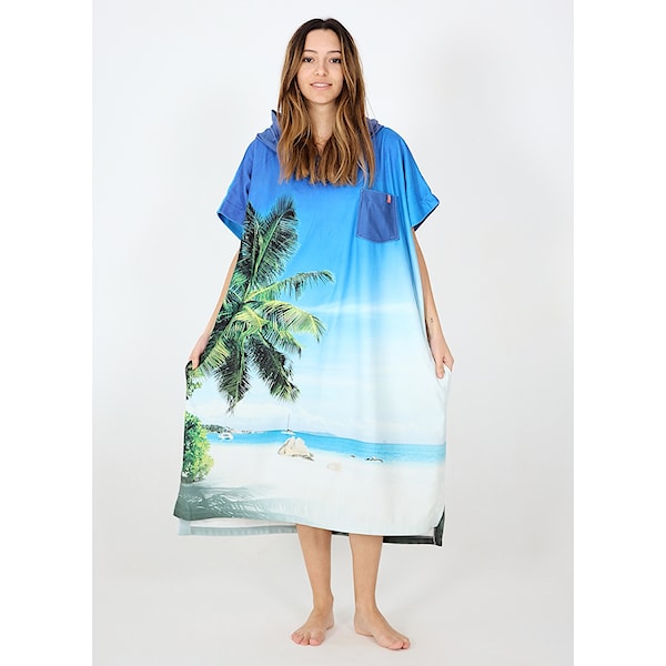 Ponczo After Microfiber tahiti