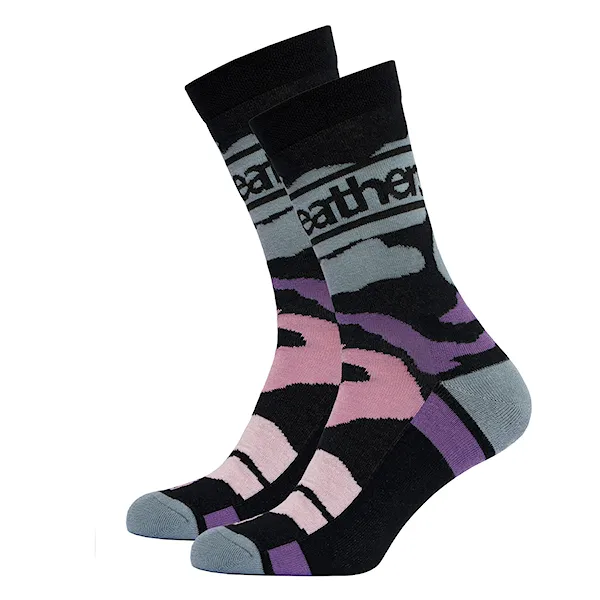 Ponožky Horsefeathers Wonderland Crew black 2026
