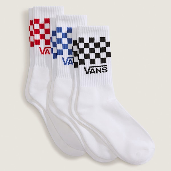 Skarpetki Vans Classic Check Crew checkerboard white 2026