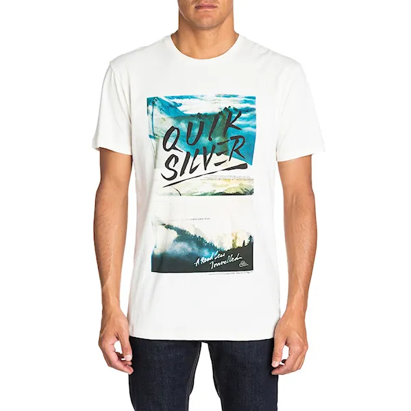 Tričko Quiksilver Organic Hi Country snow white 2015