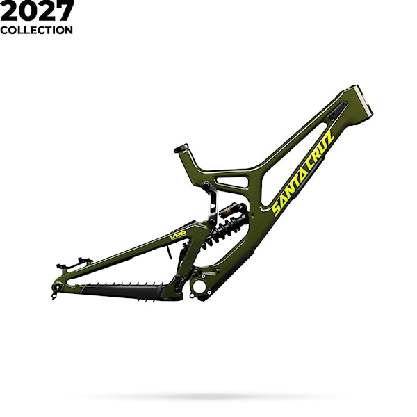 Rám bicykla Santa Cruz V10 CC Fac MX gloss kelp green 2027