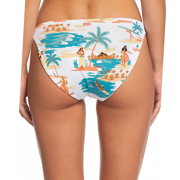 Plavky Roxy PT Beach Classics Fa Full Bot bright white honolulu 2020