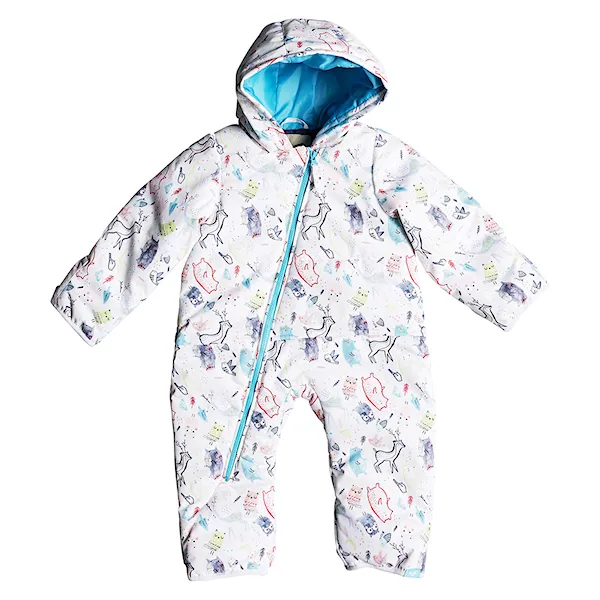 Snowboard Overall Roxy Rose Jumpsuit bright white/animals party 2019