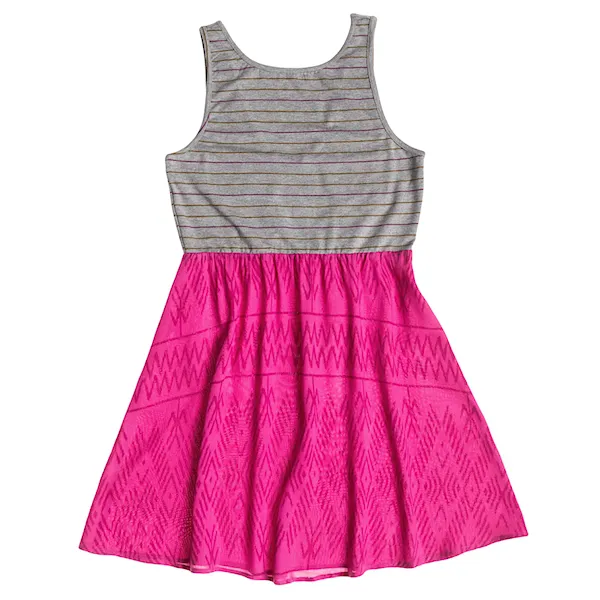 Dress Roxy South Side berry ikat threads 2015