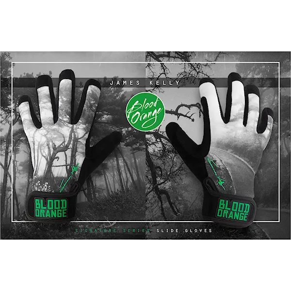 Longboard Gloves Blood Orange Slide Signature James Kelly 2016