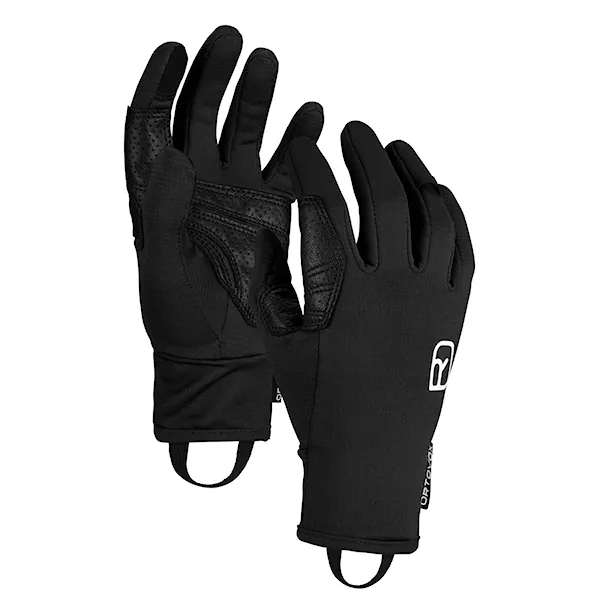 Rukavice na snowboard ORTOVOX Fleece Light black raven 2027