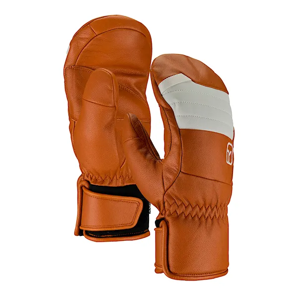 Rękawice snowboardowe ORTOVOX Wms Full Leather Mitten bristle brown 2025