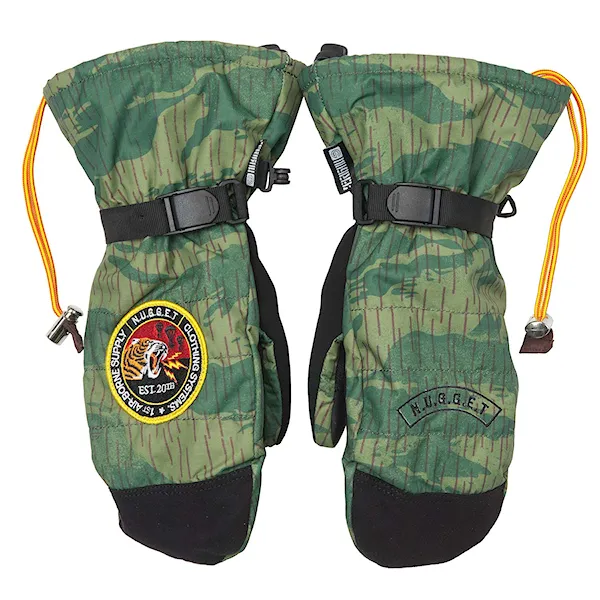 Rukavice na snowboard Nugget Drive Mittens tiger camo/black 2016