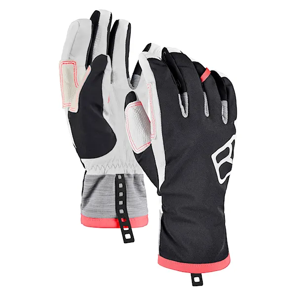 Rękawice snowboardowe ORTOVOX Wms Tour black raven 2025