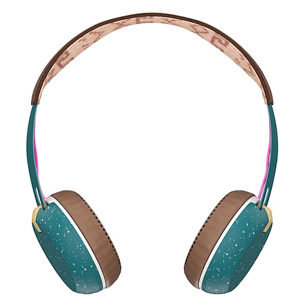 Slúchadlá Skullcandy Grind Wireless blue/brown