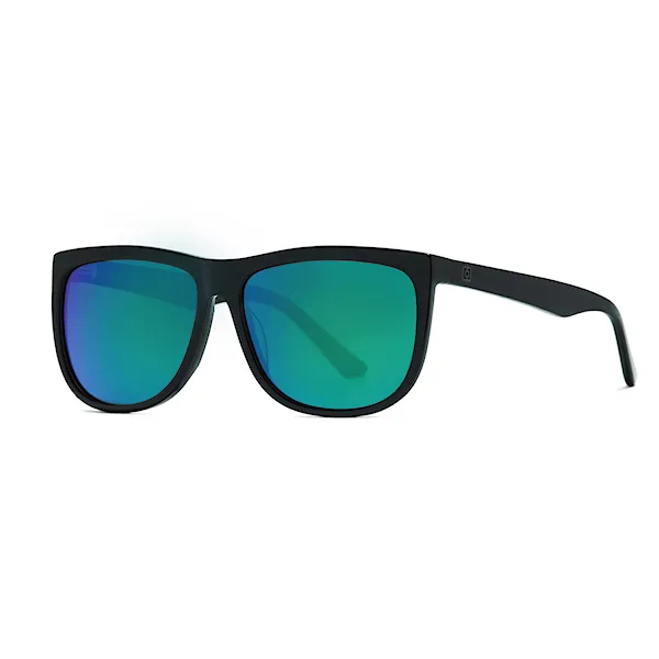 Okulary przeciwsłoneczne Horsefeathers Gabe gloss black | mirror green