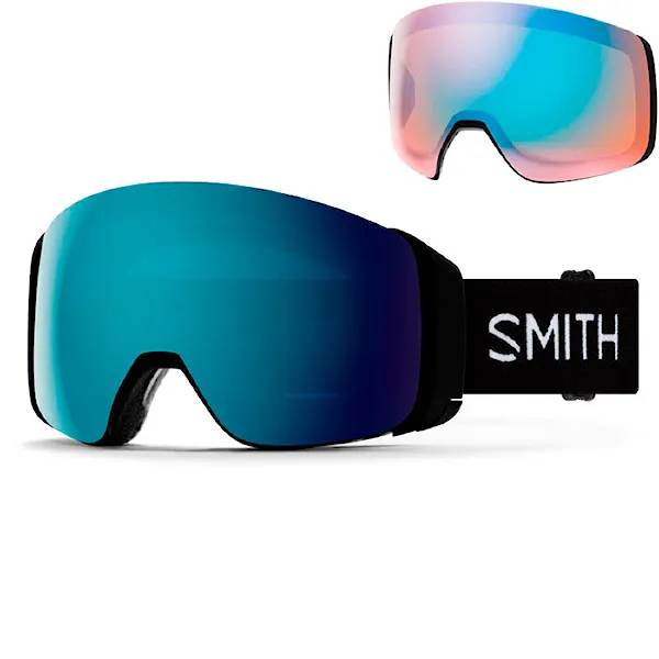 Gogle snowboardowe Smith 4D Mag black | cp sun blue mirror+cp storm blue 2026