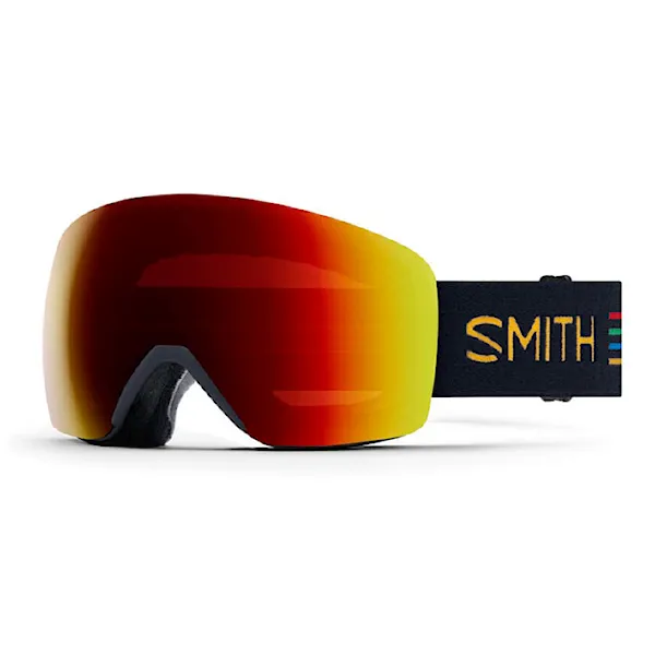 Snowboard Goggles Smith Skyline midnight slash | chromapop sun red mirror 2024
