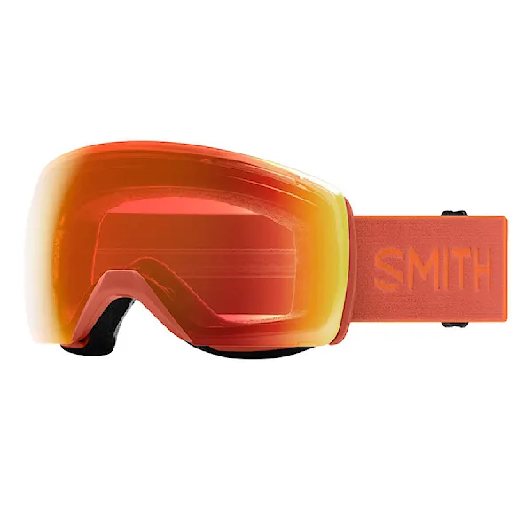 Snowboard Goggles Smith Skyline Xl burnt orange | chromapop everyday red mirror 2021