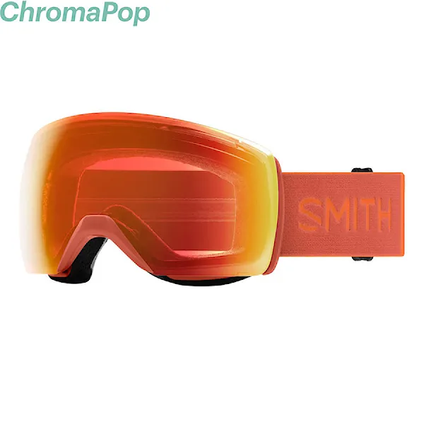 Snowboardové okuliare Smith Skyline Xl burnt orange | chromapop everyday red mirror 2021