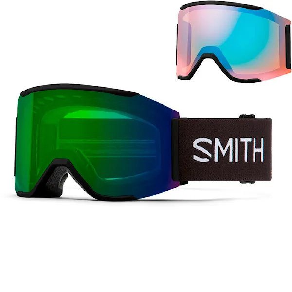 Gogle snowboardowe Smith Squad MAG black | cp ed green mirror+cp storm blue 2026
