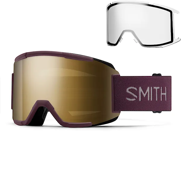 Snowboard Goggles Smith Squad mystic | cp sun black gold mirror+clear 2026