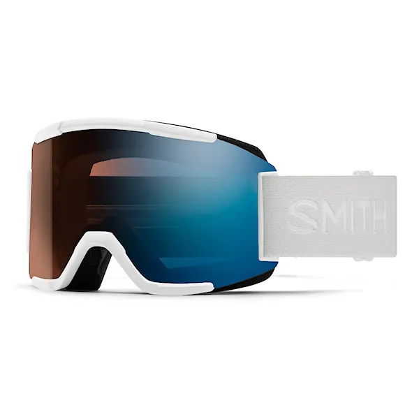 Gogle snowboardowe Smith Squad white vapor | cp pro photochromic blue mirror 2026