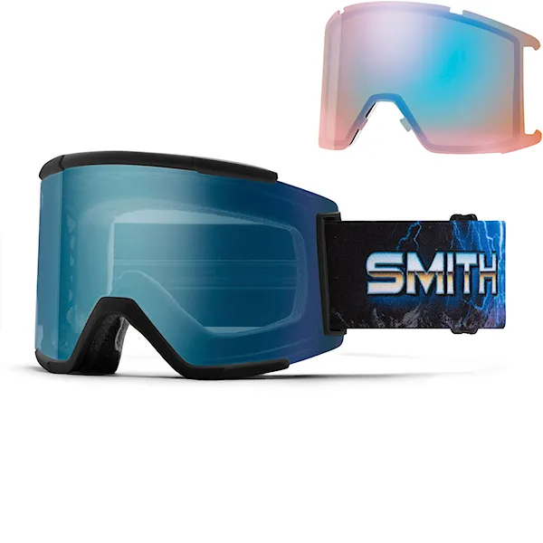 Snowboard Goggles Smith Squad XL open road | cp ed blue mir+cp storm blue s 2026