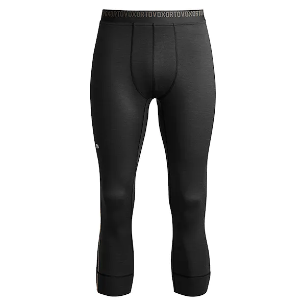 ¾ kalesony ORTOVOX 185 Rock'n'wool Short Pants black raven 2026