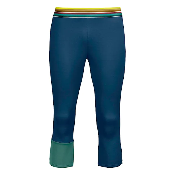 ¾ kalesony ORTOVOX Fleece Light Short Pants deep ocean 2025